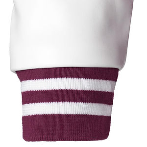 Logo personnalisé grande taille hommes unisexe toile hiver haute rue Baseball veste universitaire avant Logo coupe-vent respirant vente en gros - Product Image 5