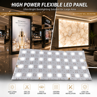 Feuille LED flexible de qualité supérieure pour publicité, panneau Onyx mince rétroéclairé, feuille lumineuse LED flexible pour surfaces en pierre
