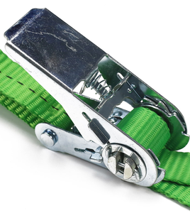 Correa de Amarre de Poliéster de 1 Pulgada con Ganchos en S Negros, Correa de Sujeción de Carga para Motocicleta, Remolque, ATV - Product Image 2
