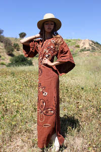 Classic Versatile Bedouin <b>Jacket</b> Hand Embroidered Detail Open Front Shoulder Pads Full Sleeves Plus Size Available 100% Cotton - Product Image 3