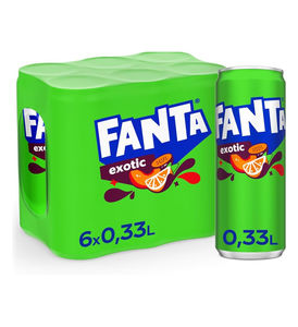 Latas de Fanta Exotic de 330 ml, paquete de 24 con 24 meses de duración, para exportación a Asia, Oriente Medio y mercados europeos, suministro al por mayor. - Product Image 1