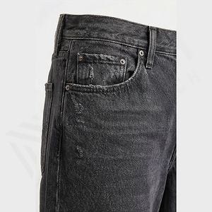 กางเกงยีนส์ผู้ชายสไตล์ใหม่ ผลิตจากผ้ายีนส์ เอวสูง ซักแล้ว ระบายอากาศได้ดี รับผลิตตามสั่ง ขายส่ง สีตามสั่ง - Product Image 5