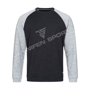 Sweat-shirt de sport d'hiver en molleton avec logo personnalisé, vente en gros, haute qualité, poids lourd, col rond surdimensionné, 300 grammes pour hommes - Product Image 1