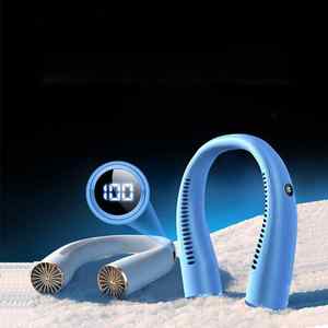 Hands-Free Portable <b>Neck</b> Fan with 5000mAh Battery 3 Speeds Wearable Mini Foldable - Product Image 1