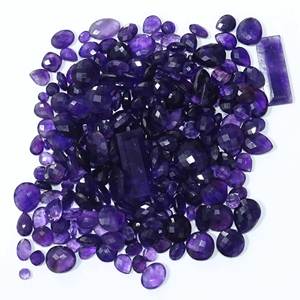Gros Belle Améthyste Naturelle Cabochon Quartz Lâche Pierres Précieuses de Forme et de Taille Mixtes pour la Fabrication de Bijoux pour la Créativité! - Product Image 6