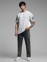 Jersey Baseball Pria Custom Bernapas 100% Poliester OEM Seragam Personal Nama Nomor Cetak Transfer Panas Pasokan Grosir
