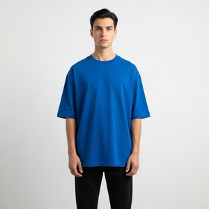 O-Neck T-Shirt Regular Fit 60% Cotton 40% <b>Polyester</b> <b>Yarn</b> Dyed 170-180gsm Solid Anti-Odor Silicon Softner Pre-shrunk Pre-Washed - Product Image 5