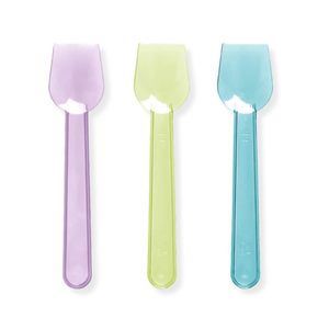 500 palline di gelato compostabili colorate da 10cm ecologiche cucchiai per gelato strumenti per dolci - Product Image 1