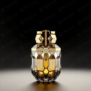 Hot Sale Perfume Packaging 100ml Spray Bottles Glass Perfume Bottles with Zamac Cap