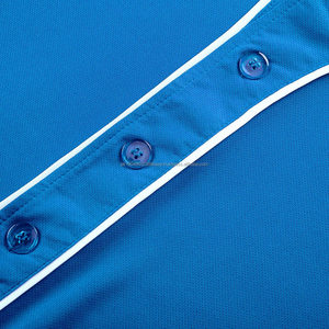 Nueva llegada Ropa deportiva para hombres Jersey de Béisbol Juvenil Manga corta Estilo con cuello en V Servicio OEM Mejor calidad Logotipo personalizado - Product Image 3