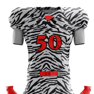 Uniforme de football américain léger de haute qualité, impression de logo personnalisée, différentes couleurs, respirant - Product Image 5