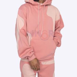 Sweats à capuche oversize pour femmes et hommes, logo brodé, décontracté, hip-hop, pull, mode d'hiver, imprimé, tissu français, uni, 100% coton - Product Image 5