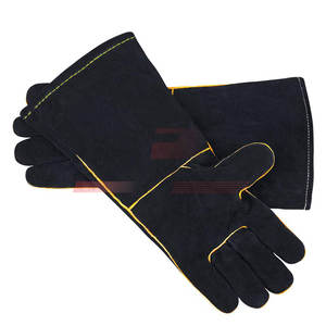Wholesale Cheap Breathable Leather Welding <b>Gloves</b> for Outdoor Construction Safety for Winter - Product Image 2