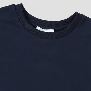 Camiseta de manga corta para hombre de corte Regular de alta calidad, última llegada, tela de punto de poliéster/algodón personalizada, secado rápido - Product Image 3