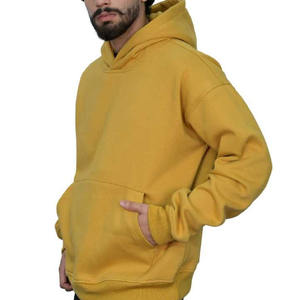 Sudadera con Capucha de Alta Calidad para Hombre, 500 g/m², 100% Algodón, Logotipo Bordado, Hombros Caídos, Estilo Holgado, para Invierno - Product Image 5
