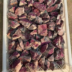 <span class=keywords><strong>Calcite</strong></span> Cobaltoana Naturale con Malachite, Rara Cristallina Rosa, per Decorazione Casa e Pietre Curative, Vendita all'Ingrosso - Product Image 6