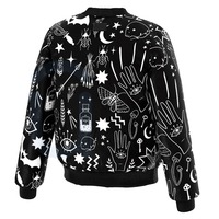 Chaqueta Bomber de béisbol de invierno de estilo callejero para hombre y mujer, con cremallera completa, respetuosa con el medio ambiente, transpirable, con parte delantera deportiva