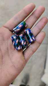 Perles de verre millefiori sur mesure de couleur rouge pour les créateurs de bijoux en perles africaines et le magasin de perles pour la revente - Product Image 3