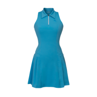 Robe moulante en cachemire Vy Pickleball, style simple et uni, longueur genou, sans manches, respirante, pour l'intérieur