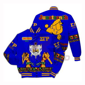 แจ็คเก็ตเลตเตอร์แมนฤดูหนาว SGRHO สำหรับชมรมนักเรียนหญิง ดีไซน์ทันสมัย โลโก้ด้านหน้า อบอุ่น สวมใส่สบาย ทนทาน คุณภาพระดับมืออาชีพ - Product Image 3