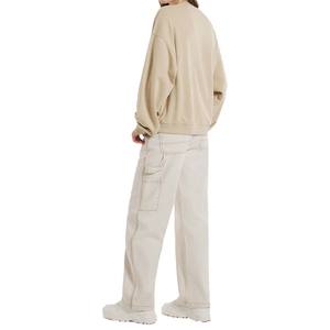 Sudadera de Cuello Redondo con Logotipo Personalizado para Mujer, Nueva Colección al por Mayor, Tejido de Felpa Transpirable de Poliéster/Algodón, Uso Diario - Product Image 2