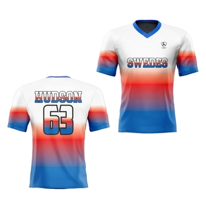 Wholesale New Breathable Sports Sublimation Soccer Jerseys Custom Retro Football <b>Shirt</b> - Product Image 2