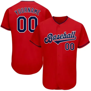 Camisetas de béisbol personalizadas para equipos, con diseños únicos, tela transpirable de secado rápido y opciones de bordado - Product Image 5