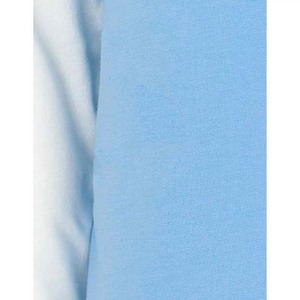 Veste universitaire à boutons, travail de patchwork personnalisé, vêtements de sport, veste universitaire de baseball pour hommes, laine bleu clair avec manches en cuir blanc - Product Image 4