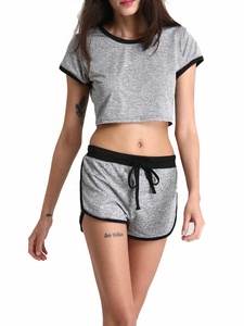 Conjunto de Yoga de talla grande y elegante personalizado para mujer, mallas de cintura alta, sujetador de apoyo, 2 piezas, secado rápido, ligero, entrenamientos diarios, Yoga - Product Image 6