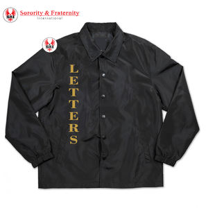 Chaqueta Deportiva Personalizada al por Mayor para Hombre, Chaqueta Casual de Alta Calidad con Logotipo de Alpha Phi, Cierre de Cremallera, Colores Sólidos de Primavera - Product Image 6