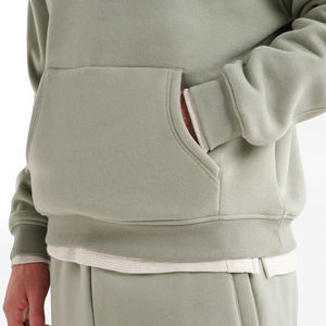 Sudadera con Capucha Premium para Hombre, Estilo Relajado, Mezcla de Algodón Orgánico, Felpa Cepillada - Product Image 5