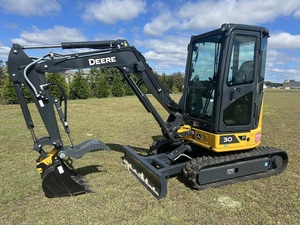 Mini-excavatrice sur chenilles 30 P pour John avec godet de 4 m³, composants hydrauliques Kawasaki, haute efficacité - Product Image 2