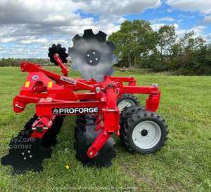 INVERTA 3.0 Metre Front Mounted Short-Disc Speed-Disc Harrow <b>Cultivator</b> Depth Wheels Hydraulic Diesel Engine 3.0 Hp 12cm Working - Product Image 3