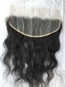 Perruque Lace Frontal wig Remy naturelle, cheveux vierges non traités, 13x4, cheveux humains, origine indienne brute, avec cuticule alignée, fournisseur d'extension - Product Image 2