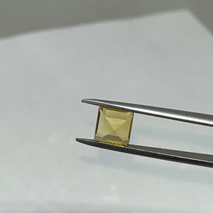 Citrino dorado natural de 7 mm, forma cuadrada, piedra preciosa suelta de la mejor calidad para la fabricación de joyas - Product Image 2