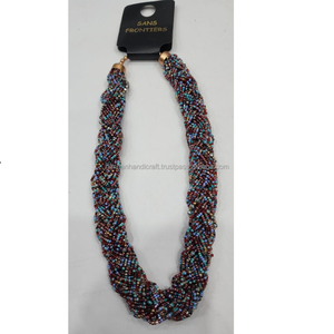 Collar de Cuentas de Resina para Mujer, Diseño de Moda, Resina Epoxi, Hecho a Mano, Ecológico, Alta Calidad, Personalizable, para Fiestas de Compromiso - Product Image 3