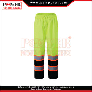 Pantalones de trabajo informales Ropa DE SEGURIDAD reflectante con cordón de cintura elástica y bolsillos - Product Image 4