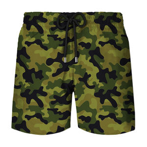 2024 <b>Camouflage</b> Print <b>Men's</b> Quick Dry Swim <b>Shorts</b> Casual Solid Beachwear Surfboard Sweatpants Trousers 3D Beach Quick Dry - Product Image 6