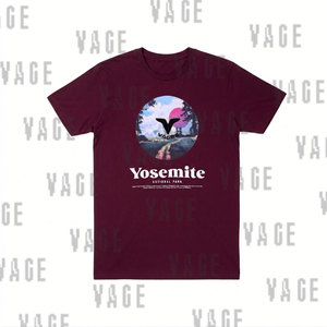 T-shirts graphiques en gros, en coton respirant, coupe décontractée, design artistique tendance pour un style décontracté quotidien - Product Image 2