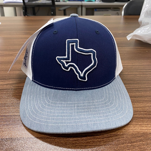 Venta al por mayor Texas Logo Tricolor Heather Gray Navy Trucker Sombreros Snapback Vietnam Promoción Gorra Para Negocios - Product Image 1