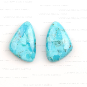 Directo de fábrica Natural Mohave azul turquesa forma de mariposa 12x18mm cabujón calibrado piedras preciosas sueltas proveedor de fabricación de joyas - Product Image 6
