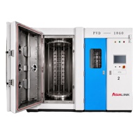Ligne de production de revêtement sous vide PVD AsiaLink avec contrôle PLC pour coques de téléphone et montures de lunettes, finition de surface de haute qualité