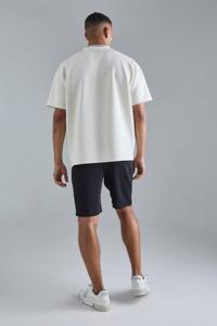 2024 Người Đàn Ông Của Quá Khổ Hoa Dòng Vẽ T-Shirt Chất Lượng Cao In Ấn T-Shirt Made In Pakistan - Product Image 2