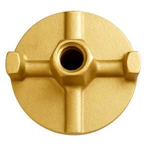 Tuerca de anclaje de encofrado de acero de estilo industrial 2,5 TPI Rosca 90/100/125mm 2 alas y 3 opciones de alas Galvanizado dorado y autoacabado - Product Image 1