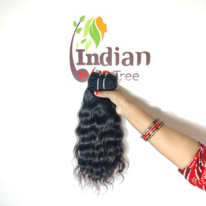 Fabricants 100% Vierge Couleur Naturelle Bouclés Raw Noir Indien Remy Extensions de Cheveux Tissage sans Traitement Chimique - Product Image 5
