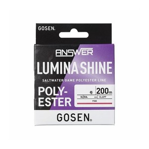 GOSEN ANSWER สายตกปลาลูมิน่า ไชน์สีมุก/ชมพู/เหลือง 200 ม. (รุ่น: 0.2/0.25/0.3/0.4/0.5/0.6) - Product Image 2