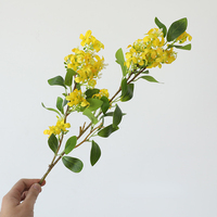 Fleurs artificielles en soie haut de gamme, lilas, faites à la main, réalistes et modernes, pour la décoration de la maison, les mariages et les arrangements floraux.