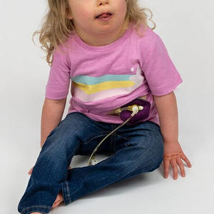 Paquete de 3 almohadillas de tubo G de un solo color con patrón personalizado para adultos y niños al por mayor, vendaje de tubo de alimentación de lana unisex y cuidado de enfermería - Product Image 4