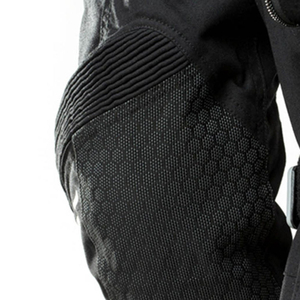 Chaqueta de Motociclista Unisex Negra Premium, Tela de 300 g/m², Diseño Elegante, Cuello Alto, Impermeable, Tiras Reflectantes, Estilo Racing - Product Image 6