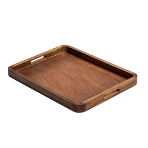 Vente chaude Plateau De Luxe En Bois Décor De Table avec Impression Personnalisée Home Party De Mariage À La Main Plateau De Service - Product Image 1